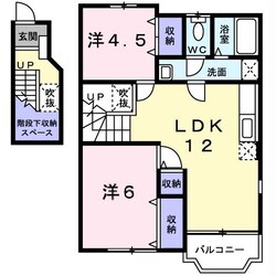 パークサイドⅡの物件間取画像